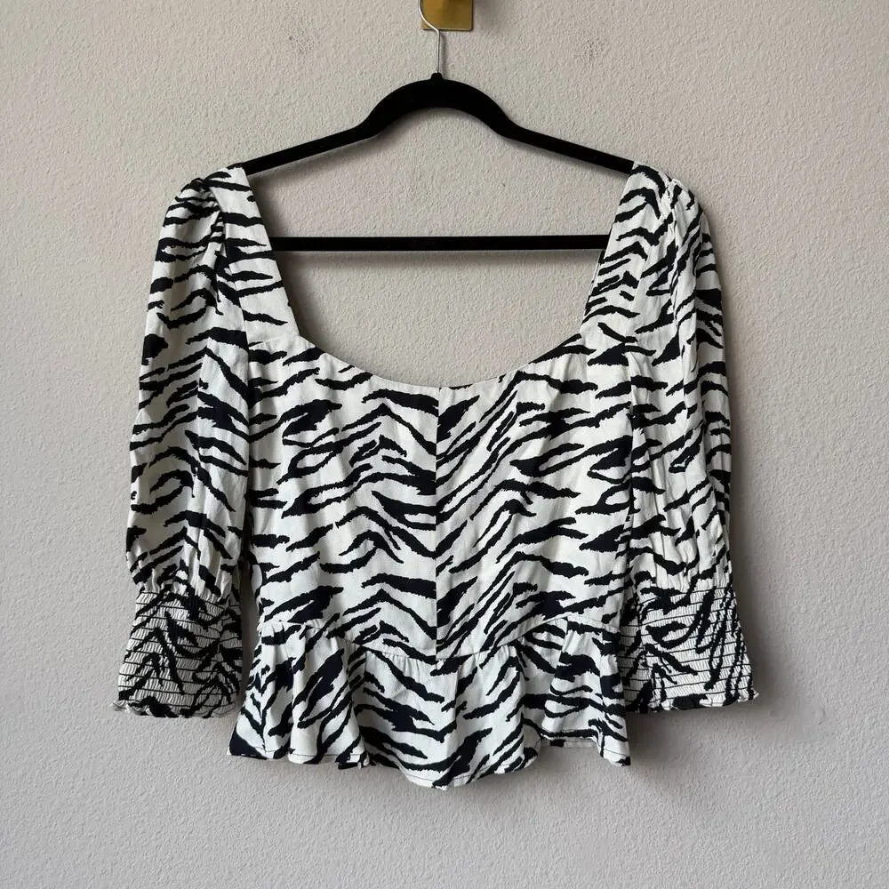 Reformation dallas blouse